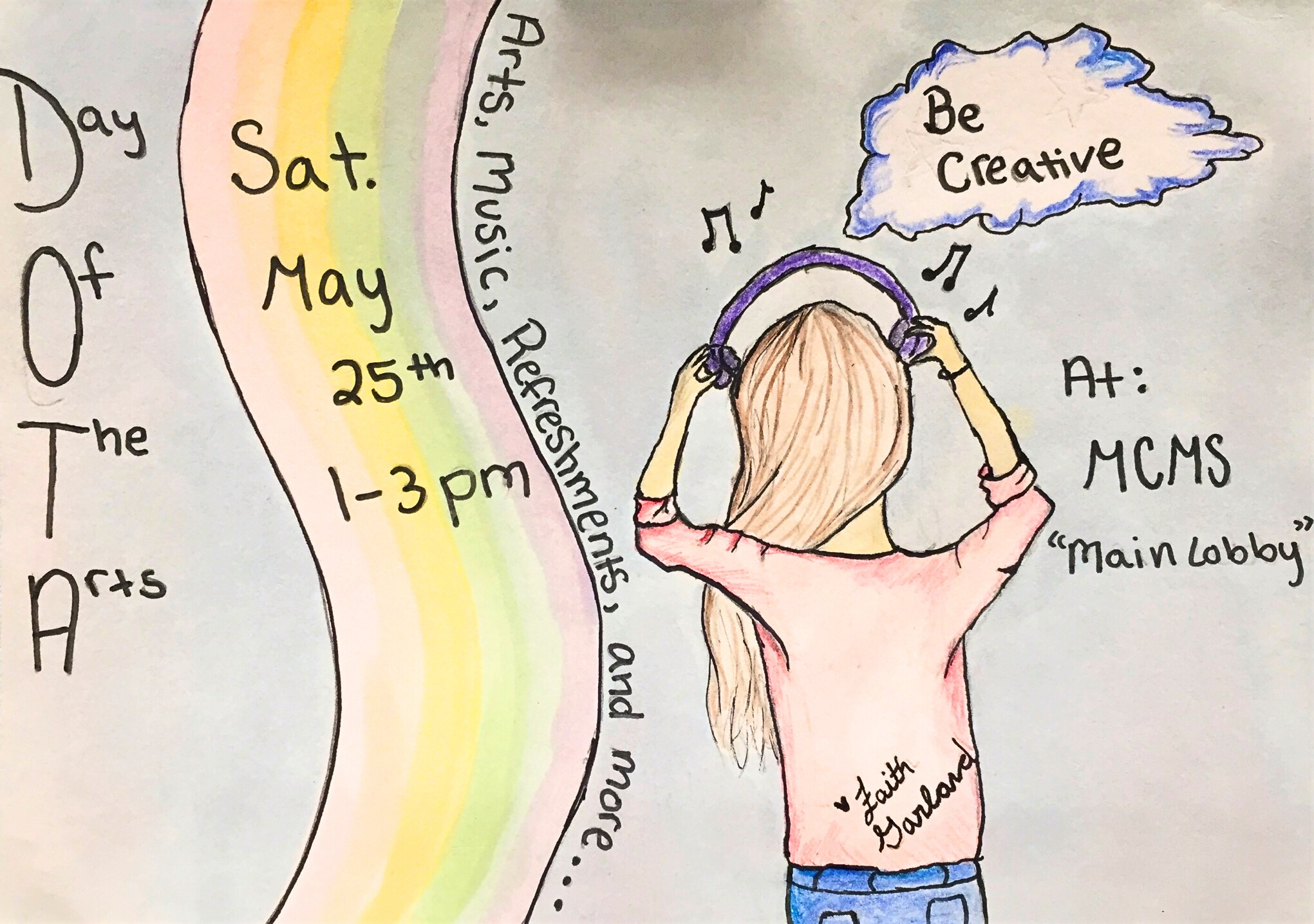 MCMS Day Of The Arts | Saturday, May 25th 1-3PM Banner Image