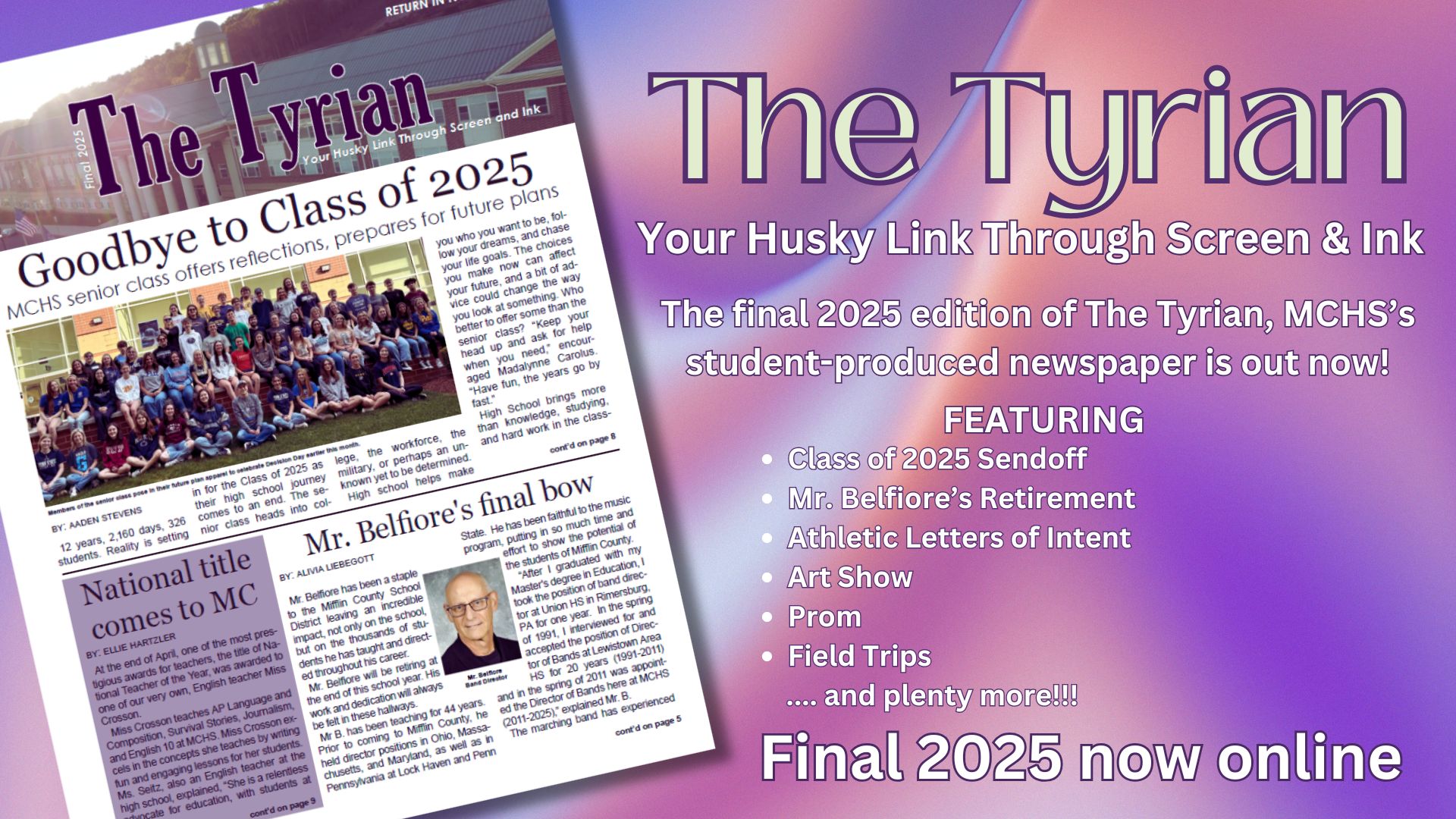 The Tyrian Final 2025, text version in footer