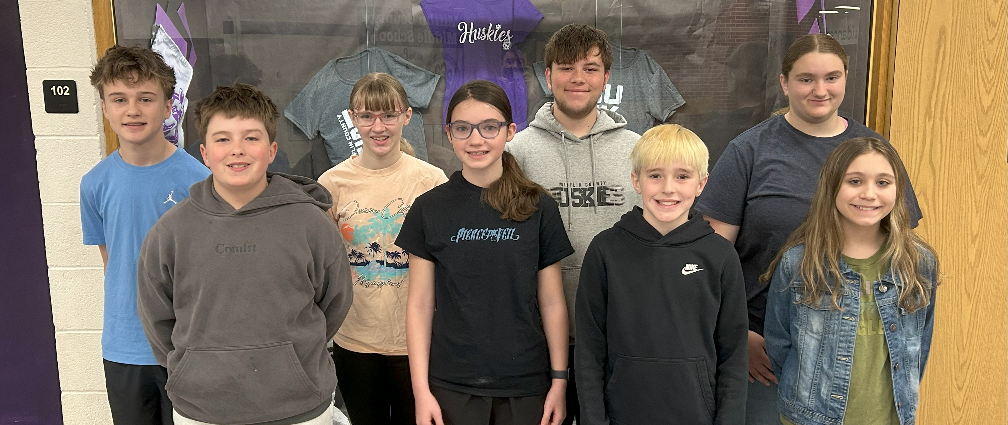 Huskies of the Month MCMS